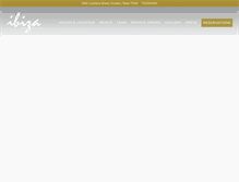 Tablet Screenshot of ibizafoodandwinebar.com